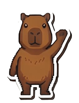 Mávající kapybara vás zdraví z Capydoo